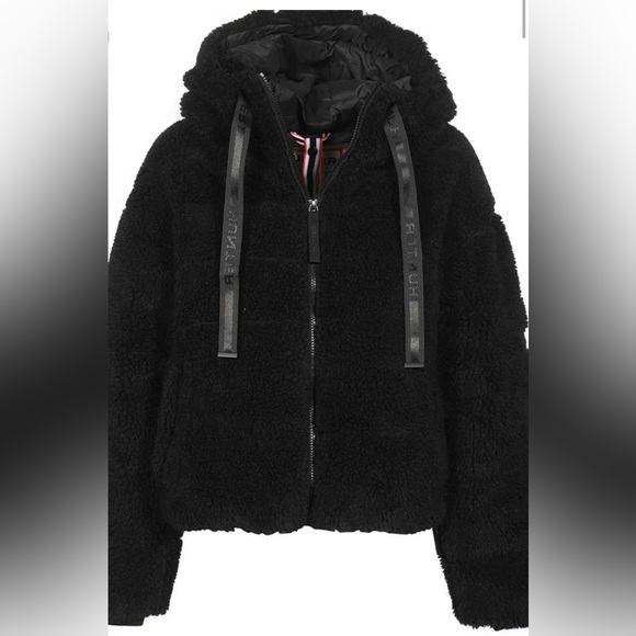 HUNTER  WANDERER SHERPA PUFFER Jacket - Black Size XL - Picture 7 of 11